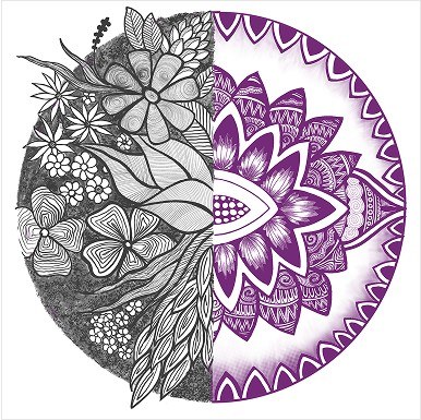 Mandala digital illustration