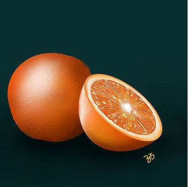 Not Orange digital illustration
