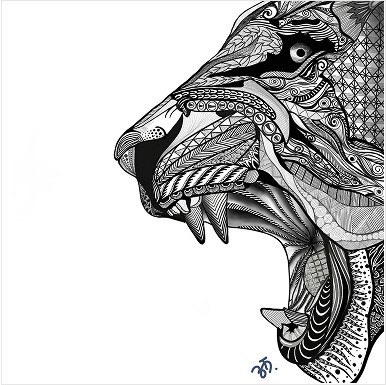 The Roar digital illustration